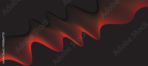 Abstract waves, flowing lines, light blue and white, geometric patterns, digital art, smooth curves, minimalist design, futuristic, clean aesthetic