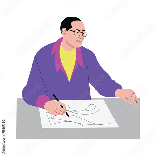 UX Wireframing Vector illustration. EPS 10 file