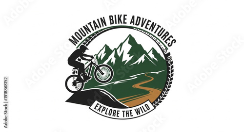 Mountain Bike Adventures Logo Design.