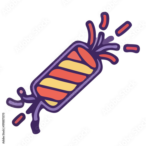Colorful Party Popper Illustration