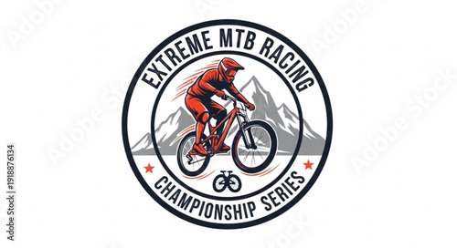 Mountain Bike Racing Championship Logo.
