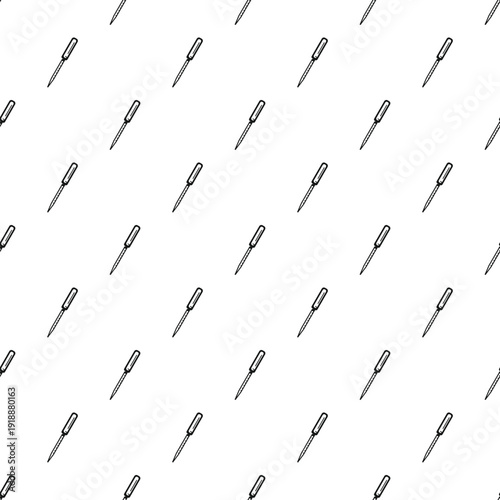 Repeating nail file or cuticle pusher icons forming a simple, clean, linear pattern