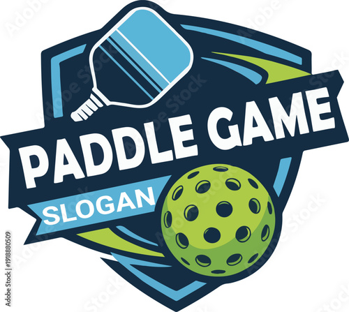 Paddle Game Logo Design, Art & Illustration