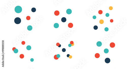 Scatter Plot Line creative tone color illustration