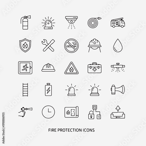 Safety security icons, industrial protection background, emergency equipment illustration, worker safety wallpaper, hand drawn protection sketches, hazard prevention design, secure safety pattern
