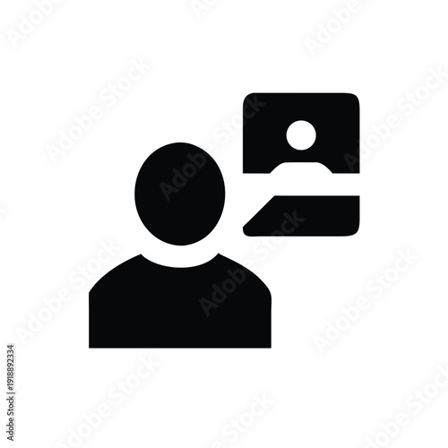 Human resources recruitment with resume and interview tools On white Background Vector illustration