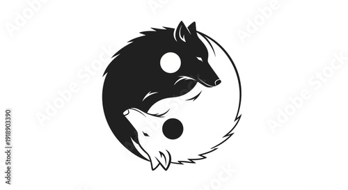 Yin Yang Wolves A Symbol of Balance and Duality in Nature