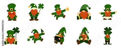 St. Patrick's Day Leprechaun Gnomes