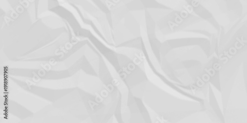 White crumpled paper texture. white crumpled paper texture sheet background. Wrinkled paper texture.