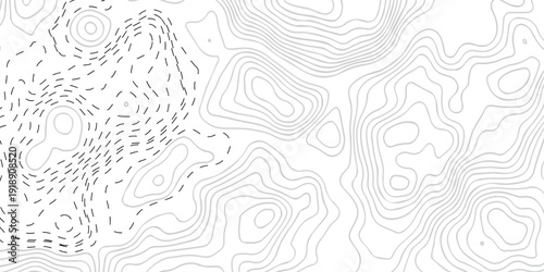 Abstract pattern with lines topographic map background. Topography and geography map grid abstract backdrop. Topographic cartography. Topographic Map. Topographic Relief.