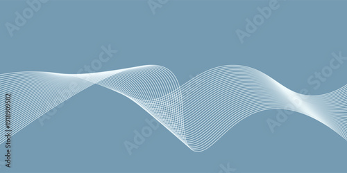 Abstract hexagon lines on gray background. Geometric stripe line art design for poster, brochure, cover, website, banner.