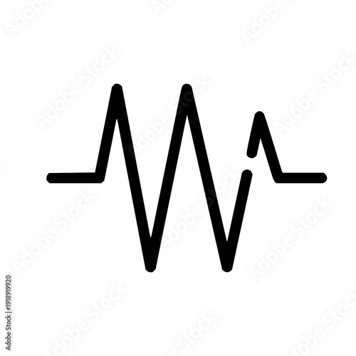 Dynamic illustration of a fluctuating waveform representing sound, heartbeat, or data signal, conveying rhythm and measurement in a modern, clean style
