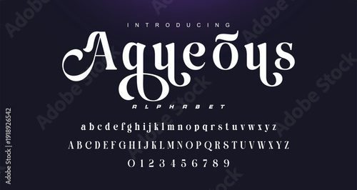 Typography beauty fashion elegant minimalist serif italic fonts decorative wedding vintage retro logos. Minimal luxury font alphabet logo. Vector illustration.