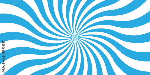 Vector sunray stripe background. Light sunburst glowing background. Sunburst pattern summer social banner. vector illustration pattern beam rays. Spiral radial striped backdrop design.