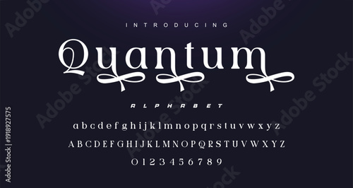 Typography beauty fashion elegant minimalist serif italic fonts decorative wedding vintage retro logos. Minimal luxury font alphabet logo. Vector illustration.