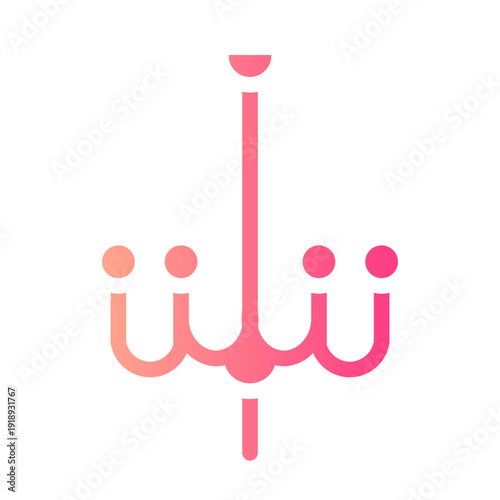 chandelier gradient icon