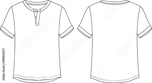 White short sleeve t shirt front and back view t-shirt clothing apparel fashion