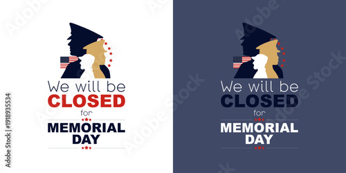 We will be closed for Memorial Day card set.