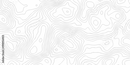 Modern spiral topography map line location discovery design. vector topo map design White topographic world grid wave Topographic map geographic line texture background.