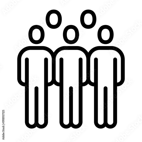 people icon teamwork, business people, group