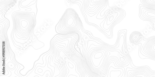 Modern spiral topography map line location discovery design. vector topo map design White topographic world grid wave Topographic map geographic line texture background.