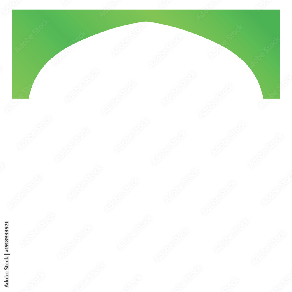 Fototapeta premium Islamic Footer