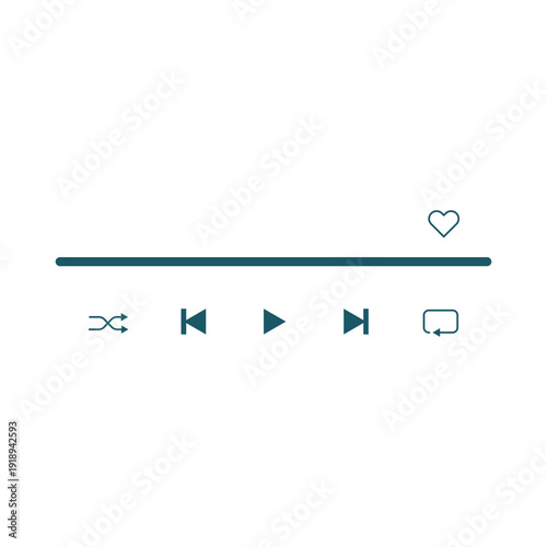 Music player UI