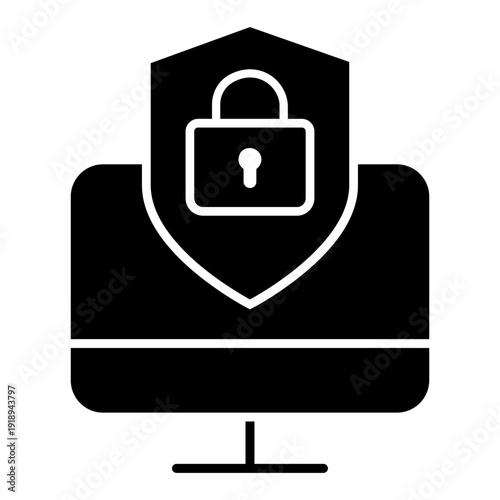 Firewall vector icon. Cybersecurity Illustration sign. Computer antivirus symbol. Data protection logo.