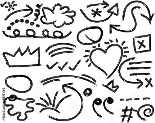 black and white cats