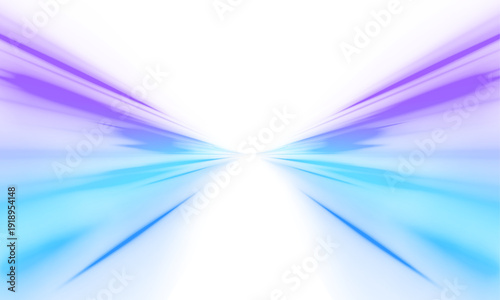 Glowing neon laser blue, purple speed lines curve city road highway. Line anime, zoom, comic. Light wave forms motion, futuristic energy trail, shaping traffic flow. Vector illustration png. 