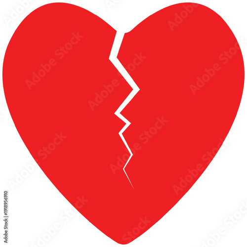 Broken Love Heart Icon