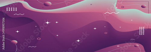 Abstract geometric background of horror color palette.