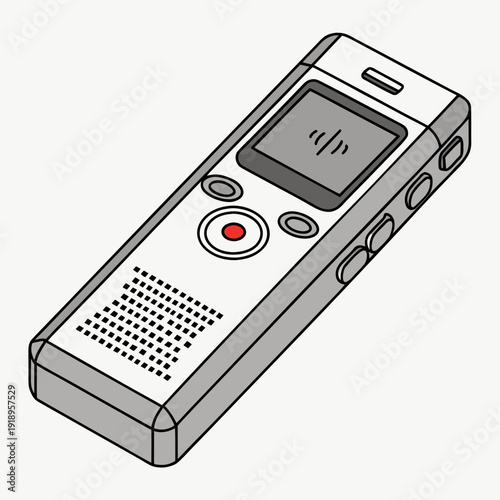 Compact Digital Voice Recorder for Capturing Audio, Ideal for Interviews, Lectures, Meetings, and Personal Memos, Professional Sound Recording Device