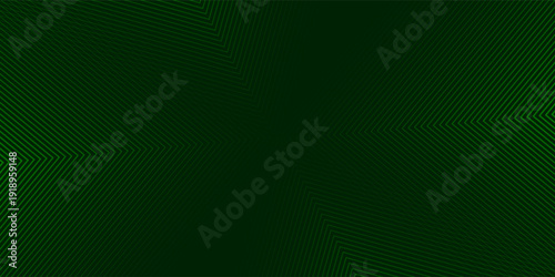 Green arrows background. Abstract triangle gradient wallpaper. Repeated arrow stripes backdrop for flyer, banner, poster, presentation. Thin to thick linear game or sport texture. Vector masculine bg