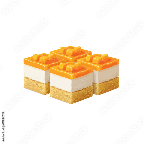 Mango Cheesecake Barfi – Indian Fusion Sweet