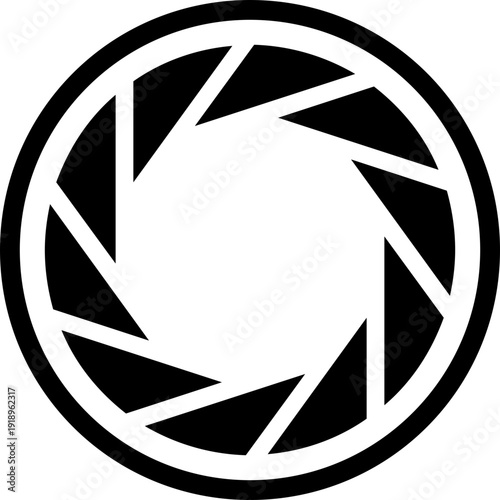 Foto camera icon vector set. photo illustration sign collection. focus symbol. cam logo or mark.Aperture f-number illustration f/1.4-16.photography camera lens line icon.Illustration collection camera