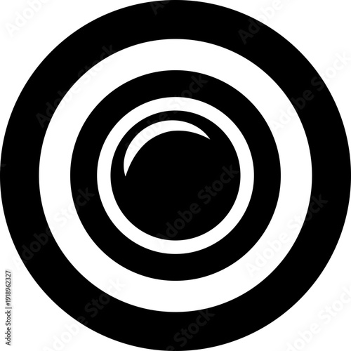 Foto camera icon vector set. photo illustration sign collection. focus symbol. cam logo or mark.Aperture f-number illustration f/1.4-16.photography camera lens line icon.Illustration collection camera