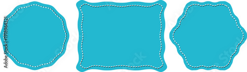 Retro Postal Stamp Border Collection – Empty Square Frame with Paper Texture, Decorative Mail Art Design for Scrapbooking, Letter, Photo Album and Card Template – Vector Set