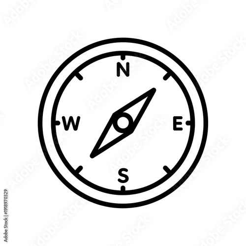 Free Download Compass Navigation Instrument with Cardinal Directions. - GFXLoad