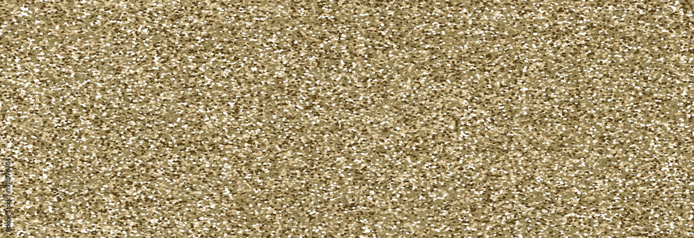 Fototapeta premium Gold glitter background, golden glittering texture