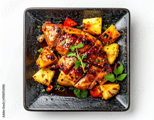 Grilled Chicken and Pineapple