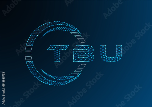 TBT low poly letter logo vector TBU low poly letter logo vector design. TBU lower poly logo design. Low poly logo.TBT lower poly logo design. Low poly logo.