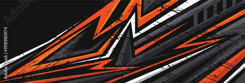 abstract racing geometric car wrapping background