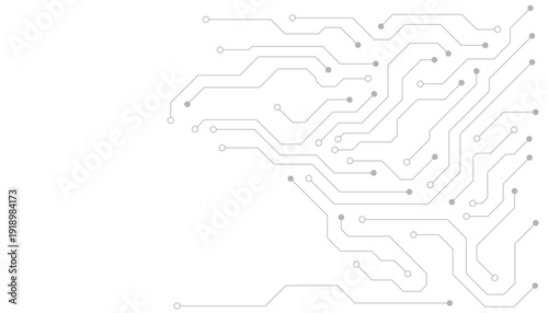 Circuit board texture with communication technology concept. Creative vector illustration
