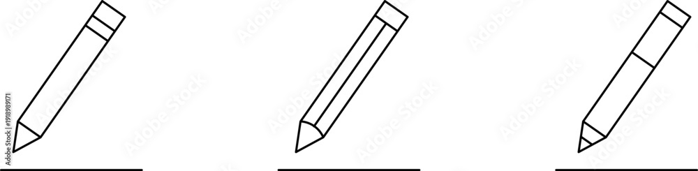 Fototapeta premium Edit icon Pen Pencil icon sign vector illustration