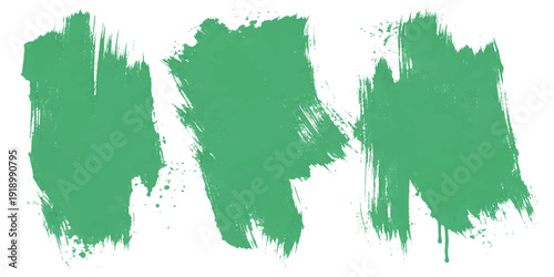 An abstract watercolor world map illustration featuring hand drawn green paint splashes and grunge textures to represent earth's geography and continents with a creative artistic design