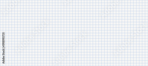 Horizontal square grid lines pattern background. Minimalist geometric box, graph paper, note pad background, and a blueprint. Vector illustration