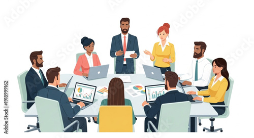 business people in the office