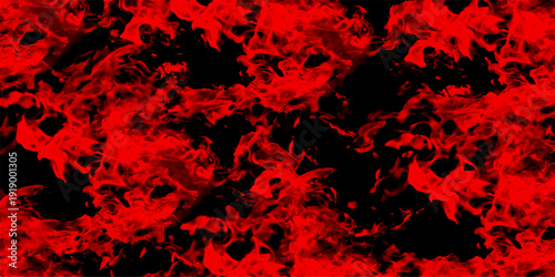 Smoke in the dark red texture & red grunge fire texture background. Red grunge watercolor Grunge marbled pattern and rough paint brush strokes. Grunge texture black and red color background.