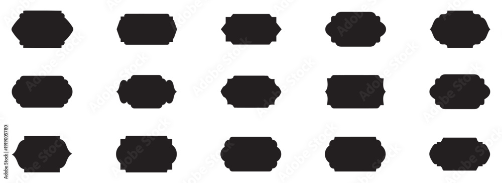 Εκτύπωση καμβά Islamic vector shape of a window or door arch